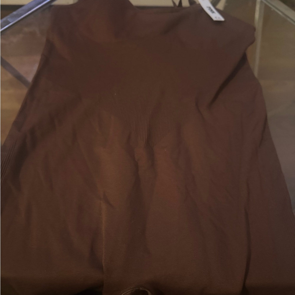 Brown Sleeveless onepiece